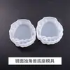 Molde de Resina Espelho Base de Unicórnio DIY Artesanal Difusor de Aroma Ornamento de Resina Decoração Papoula Silicone