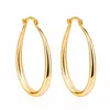 Pendientes lisos decorativos de plata de moda de eBay Amazon, pendientes creativos de Europa y Estados Unidos exagerados de comercio exterior, fabricantes al por mayor