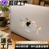 Conjunto de adesivos transparentes adesivos personalizados, etiquetas 3D de epóxi, adesivos com logotipo para decoração de cadernos e malas