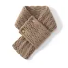 Bufanda de Cuello Falso Engrosada para Mujer, Protector de Cuello, Pequeño Cachemir para Pareja, Pequeño Cubrecuello Cruzado Cálido para Otoño e Invierno