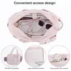 Bolso bandolera de algodón con plumón para exteriores más vendido transfronterizo, bolso tote con lazo de gran capacidad, bolso de hombro casual para mujer