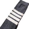 Calcetines de Mujer de Estilo Trendy de Celebridad de Internet con Cuatro Rayas Estilo JK de Media Pantorrilla, Calcetines Holgados de Longitud hasta la Pantorrilla Estilo Japonés y Coreano Estilo Académico