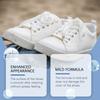 Jakehoe sapatos descontaminação limpeza terno pequeno branco sapatos tênis descontaminação borda amarela agente de limpeza portátil