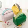 Bolsa de Regalo Souvenir Almacenamiento Cuero Gran Capacidad Estilo Coreano Cosméticos Salida Viaje Neceser Bolsa de Almacenamiento de Mano Impermeable