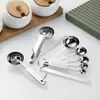 Juego de Cucharas Medidoras de Acero Inoxidable para Condimentos Café Leche en Polvo Té Cuchara Medidora de Proporción Cocina para Hornear Cuchara Pequeña