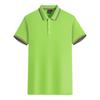 Camisa polo publicitaria de cultura de solapa de alta gama, camisa de manga corta, ropa de trabajo personalizada, camiseta, logotipo personalizado bordado