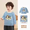 Ropa infantil Kaka Panda, suéter de cuello redondo para niños, ropa de invierno para niñas, top de invierno para bebés y niños pequeños, ropa de otoño e invierno