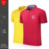 Camisa polo de secagem rápida T-shirt logotipo impresso lapela empresarial publicidade cultural camisa roupas de trabalho personalizado roupas de trabalho impressão personalizada