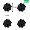 Parches Adhesivos de Tonos Grises Adhesivos Autoadhesivos para Chaqueta de Plumas Sin Costuras Flor Pequeño Tamaño Bordados Ropa Agujero Adhesivos Decorativos de Tela