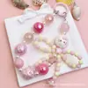 Bubble Mart Colgante para Teléfono Móvil Niña Pequeña Llavero DIY Cadena para Teléfono Móvil Muñeca Decoración Colgante Pequeño Colgante para Bolso