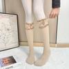 Estilo Ballet Lolita Deseo Puro Avena Moño de Niña Otoño e Invierno Encaje Amor Pila Jk Becerro