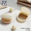 Orden Jinze: Paleta de Sombras Cuadrada Transparente de un Solo Compartimento, Material de Empaque de Plástico