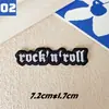 Parches bordados autoadhesivos de banda de rock. Decoración DIY para libretas, fundas de laptop y teléfono, ropa. Venta al por mayor transfronteriza