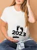 Ropa de Embarazo Ropa de Maternidad _ Embarazo Cuello Redondo