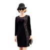 Chen Miaoyan Ropa de Otoño Vestido de Terciopelo Nuevo para Mujer 2025 Vestido de Fiesta Ropa para Señoras Productos de Fábrica de Origen Dropshipping