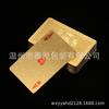 Cartas de juego de lámina de oro de 24 quilates tirano cartas de juego publicitarias fiesta de amigos plástico impermeable póker impresión gratuita de LOGOTIPO