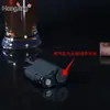 Encendedor de cigarro inflable Xintai, a prueba de viento de tres llamas de soplado directo, accesorio metálico para fumar, encendedor de cigarro portátil para exteriores