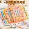 Resaltador Capibara Regalo para Estudiantes Papelería de Alto Valor Marcador de Puntos Clave Bolígrafo de Color para Pintar Cuaderno
