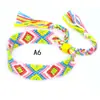Popular en Europa y América: Pulseras Tejidas Arcoíris Hechas a Mano en Estilo Étnico Nepalí, Venta al por Mayor de Joyería
