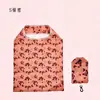Almacén directo de fábrica tela de flores con forma de teléfono móvil plegable portátil bolsa de compras bolsa publicitaria LOGO transfronterizo