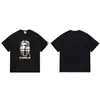 Marca de moda Suministro Mayorista Transfronterizo Comercio Exterior Dropshipping Camiseta de Manga Corta Pe Tiburón Peso Pesado 230g 25