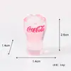 Nuevos accesorios de resina para bebidas frías simuladas en miniatura, taza de bebida de verano para casa de muñecas DIY, decoraciones de resina al por mayor
