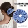 Estilo College Renda Quatro Camadas Renda 2025 Novo Estilo Coreano Coque Suave Elástico de Cabelo Corda de Cabelo Corda de Cabelo