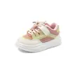 Novos sapatos infantis para primavera e outono, sapatos de caminhada para bebês com sola macia antiderrapante, respiráveis e leves, sapatos esportivos versáteis para meninos e meninas