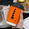 Taza de Café Desechable con Tapa, Taza de Papel para Bebidas Calientes para Llevar Estilo Americano Comercial, Taza de Papel para Té de Leche de Alta Calidad Sensible al Tacto