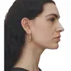 Nuevos Pendientes Irregulares de Cobre, Casuales y de Moda, Adecuados para el Uso Diario, Elegantes y Únicos, con un Toque de Lujo Ligero y de Alta Gama