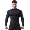 Roupa de Yoga e Fitness Transfronteiriça Sige Tu para Homens, Camisa de Compressão Esportiva de Secagem Rápida para Primavera e Verão, Camada Base de Manga Longa para Treinamento e Corrida