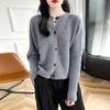 Cárdigan para Mujer de Color Sólido Cárdigan para Mujer de Hilo de Punto Suelto para Mujer Ropa de Abrigo Nueva de Otoño e Invierno