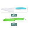 Tabla de cortar de plástico para niños, cuchillo de frutas dentado, cuchillo de pan, cuchillo de fruta de plástico para niños de jardín de infantes, no daña las manos