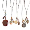 Nuevo Collar de Mariposa de Estilo Étnico Chino para Mujer, Cadena de Suéter Bohemia Retro Zen, Cadena de Cuello de Diseño Nicho