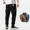 Otoño e Invierno nuevos pantalones casuales de pana para hombre estilo chino juventud color sólido simple retro pantalones ajustados al tobillo hombre