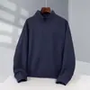 Ropa de Abrigo para Otoño e Invierno con Logo Impreso Personalizado Uniformes de Equipo Empresarial para Hombre Sudaderas de Manga Larga con Media Cremallera y Cuello Alto para Mujer