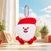 Chaveiro de Pelúcia de Natal Feminino Fofo Desenho Animado Papai Noel Boneco de Neve Casal Pingente de Bolsa Barraca de Rua Pequenos Presentes
