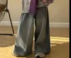 Nuevo conjunto de sudadera a rayas para otoño y primavera para niños, que incluye una camiseta interior estilo chal y pantalones vaqueros estilo coreano, un atuendo de dos piezas para niños en 2026