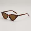 Nuevas Gafas de Sol Triángulo Retro Moda Versátiles Ojo de Gato Moda Spice Girl Fotografía Callejera Gafas de Sol con Protección Solar de Gama Alta