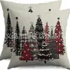 Serie de decoraciones navideñas para árboles de Navidad de Amazon transfronteriza: almohadas, cojines para el hogar, sofá, dormitorio y sillas