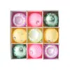 Macarrón Personalizado Bolas Navideñas Coloridas Set de Dulces Árbol de Navidad Rosa Estrella de la Punta Decoraciones Navideñas Festividad