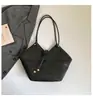 Bolsa de Grande Capacidade para Mulheres, Versátil para a Primavera, Novo Modelo 2026, Bolsa de Ombro Casual Simples, Bolsa Tote Texturizada para o Trabalho/Dia a Dia