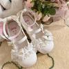 Vestido de Celebridad de Internet 2024 Nuevo Modelo Versátil Estilo Occidental Cómodos Zapatos Mary Jane Zapatos de un Solo Color con Hebilla Baja