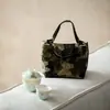 Bolsa de Almacenamiento para Juego de Té Hecho a Mano de Tela Bolsa Portátil para Ceremonia de Té al Aire Libre Estilo Chino Bolsa de Mano para Juego de Té de Viaje Bolsa de Almacenamiento