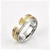 Anillo Cruzado Nuevo Producto Europeo y Americano de Acero Inoxidable 304 con Circonita para Mujer, Anillo de Diamante Versátil de Lujo Ligero de Moda para Parejas en Stock para Venta Transfronteriza