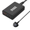 Carregador PD de nitreto de gálio 200W transfronteiriço Quente Carregador de Mesa Multiportas 200W 4C2A carga direta de nitreto de gálio