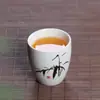 Conjunto de xícaras de cerâmica para baijiu, copo de licor, xícara de vinho pequena, xícara de vinho criativa, xícara de cerâmica para um gole, oferendas, adoração