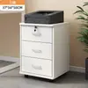 Gabinete de Archivos Oficina Gabinete Móvil de Almacenamiento Gabinete Pequeño con Cajones Debajo del Escritorio Gabinete de Almacenamiento con Ruedas Gabinete Bajo Gabinete para Documentos