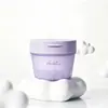 Novo produto: Pote de 250ml para discos de algodão para compressa cosmética, feito de material PP, material de embalagem para creme facial e máscara labial, formato especial