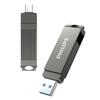 Memoria USB Philips de Doble Interfaz USB 3.0 Tipo-C de Alta Velocidad para Teléfonos Móviles y Computadoras 64 GB Memoria USB